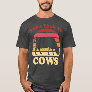 Camiseta Vacas Design que Dizem Vaca Farmadora Vintage Vint