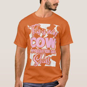 Camiseta Vacas Do Farmer De Vaca Ao Lover Esta É A Minha Ap