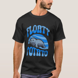 Camiseta Vacas do Mar Amantes de peixes-boi Batata Flutuant