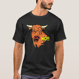 Camiseta Vacas Em Quadrinhos Dizem Que Não Há Divertimento 