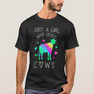 Camiseta Vacas Garotas Vaca Vaca Para Garotas Vaca