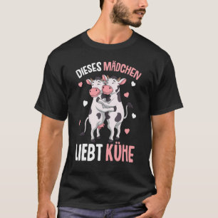 Camiseta Vacas Meninas Crianças Vaca