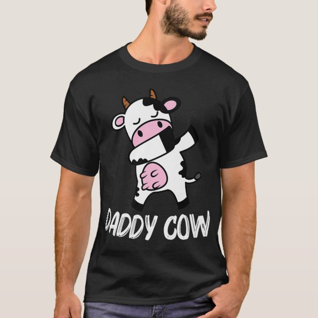Camiseta vacas pais vacas leiteiras fazenda de rancho para  (Frente)