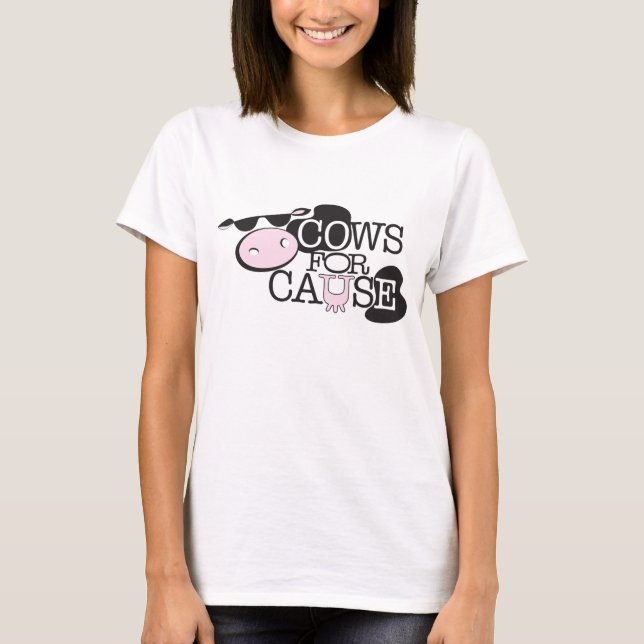 CAMISETA VACAS PARA CAUSA (Frente)
