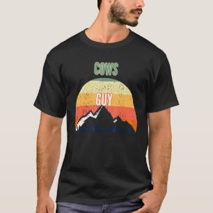 Camiseta Vacas Para Homens Cara de Vacas