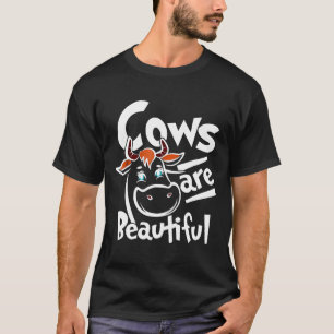 Camiseta Vacas São Bonitas Para Pessoas Que Amam Vacas