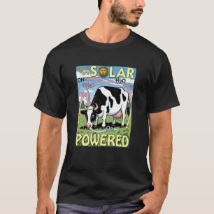 Camiseta Vacas são Ciclo de Carbono Alimentadas a Grama com