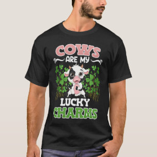 Camiseta Vacas são meu agricultor de amuletos da sorte 1