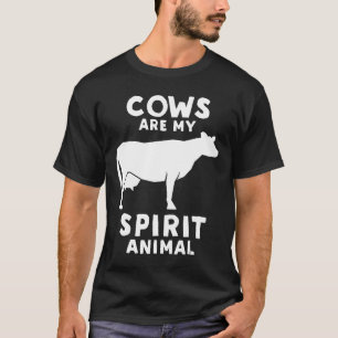 Camiseta Vacas São Meu Animal Espírito Engraçado Vaca