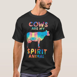 Camiseta Vacas São Meu Animal Espiritual Pintura de Vaca