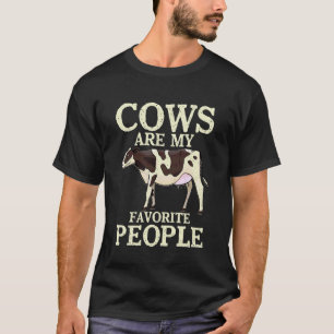 Camiseta Vacas são Minha Gente Favorita Fazendeiro de Gado