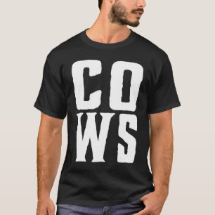 Camiseta VACAS! Vaca gritando engraçada fazendeiro de Hob