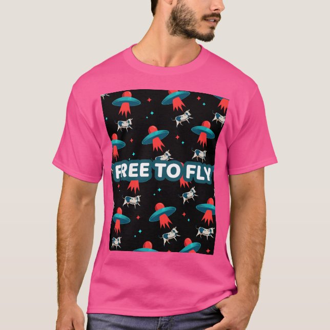 Camiseta Vacas Voadoras E Ufos (Frente)