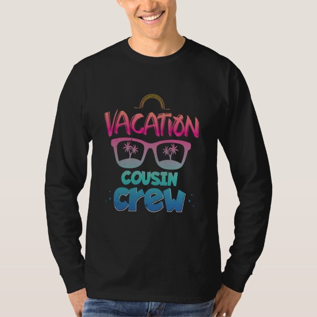 Camiseta Vacation Cousin Crew Family Beach Holidays Summer  (Frente)