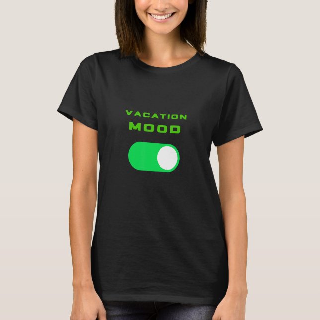 Camiseta Vacation Mode On Cute Vacation Summer Getaway Holi (Frente)