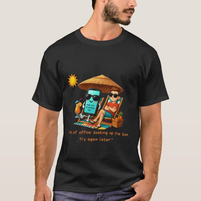 Camiseta Vacation Mode T shirt for Man (Frente)