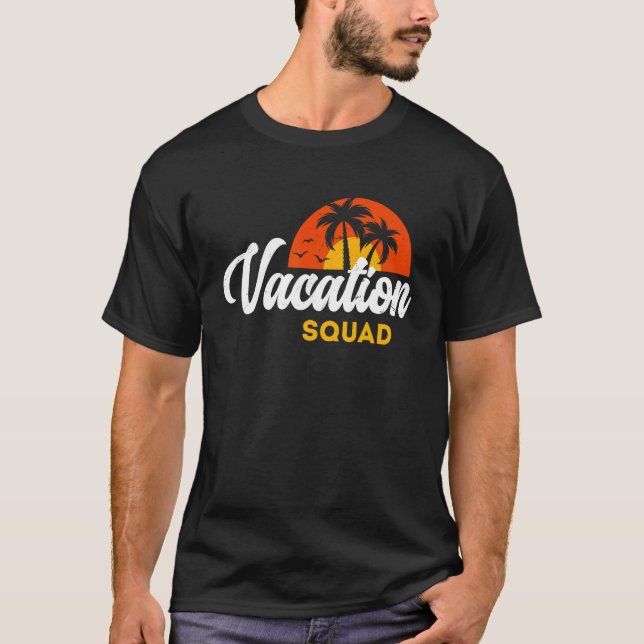 Camiseta Vacation Squad Family Matching Trip (Frente)