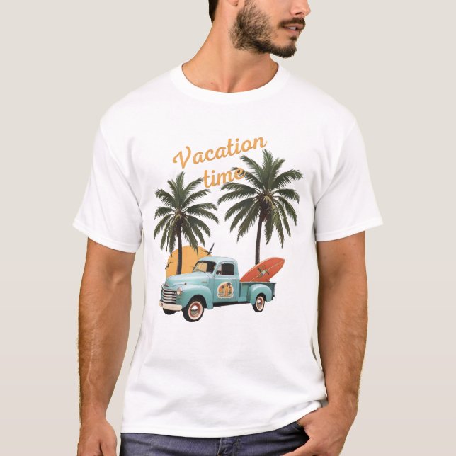 Camiseta Vacation time (Frente)