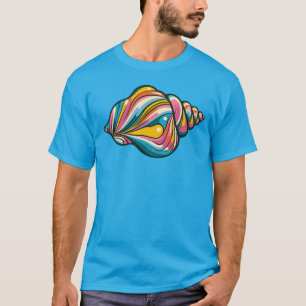 Camiseta Vacay Beach Seashell Whimsical Pop Art