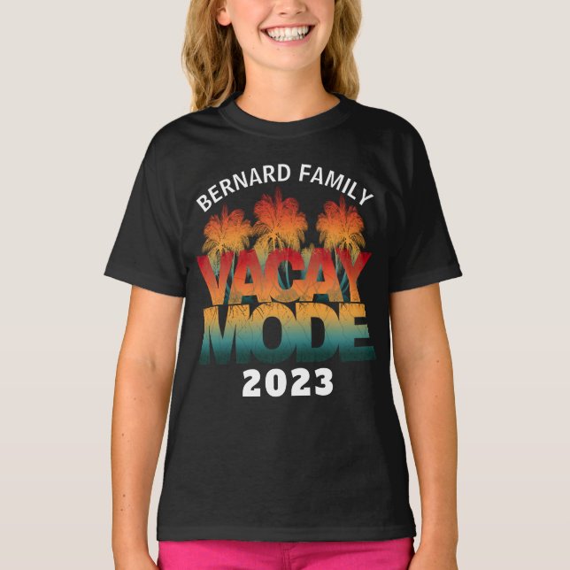 CAMISETA VACAY MODE FAMÍLIA VACAY (Frente)