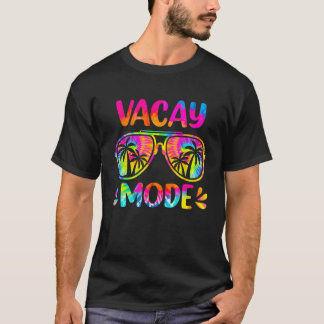 Camiseta Vacay Mode Palm Tree Beach Vacation Summer Getaway