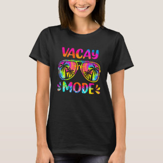 Camiseta Vacay Mode Palm Tree Beach Vacation Summer Getaway