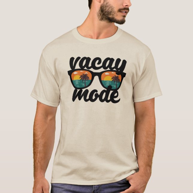 Camiseta Vacay Mode Summer Design (Frente)