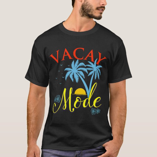 Camiseta Vacay Mode Vacay Beach Life Family Cruise Jama (Frente)