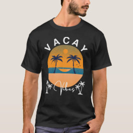 Camiseta Vacay Vibes Sunset and Palm Trees Men