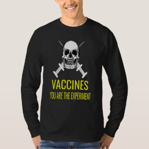 Camiseta Vacina Anti-Obrigatória Ou Experiência Vax