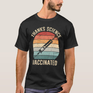 Camiseta Vacina De Verão Vintage Pro Vax - Obrigados Scien