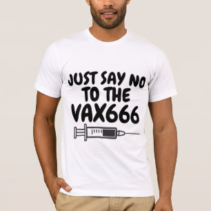 CAMISETA VACINA DIZ NÃO VAX OS T-SHIRTS