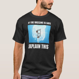 Camiseta Vacina Memória Estranha Irônica Dumb Progressiva P