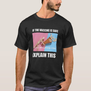 Camiseta Vacina Memória Estranha Irônica Dumb Progressiva P
