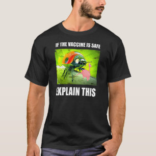 Camiseta Vacina Memória Estranha Irônica Dumb Progressiva P