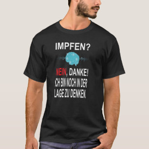 Camiseta Vacina não vacinada e saudável de classe segundo h