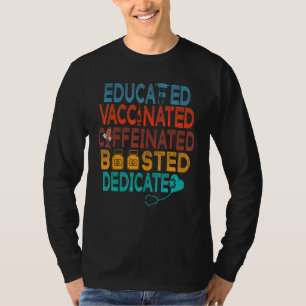 Camiseta Vacina Plenamente Vacinada E Enriquecida Engraçada