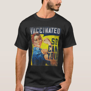Camiseta Vacina Pró, Eu Fui Vacinado, Rosie, O Ribeira V