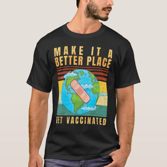 Camiseta Vacina Vacinada Vacina Pro Vacinação Imunização (Frente)