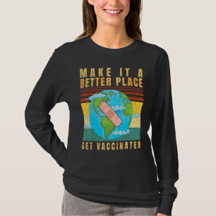Camiseta Vacina Vacinada Vacina Pro Vacinação Imunização