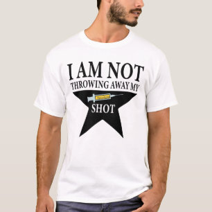 Camiseta Vacinação Covinda, NÃO vou jogar fora minha cha
