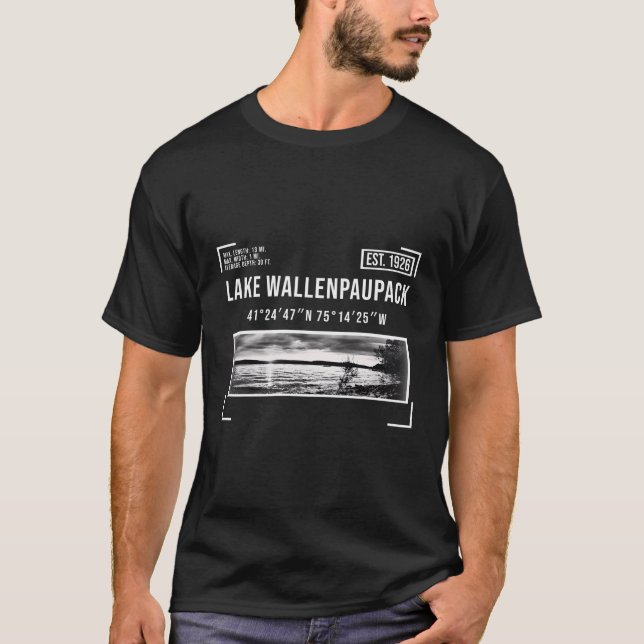 Camiseta Vacinação da Pensilvânia do Lago Wallenpaupack (Frente)