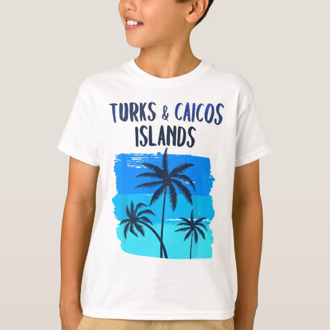 Camiseta Vacinação Das Ilhas Turcas E Caicos (Frente)