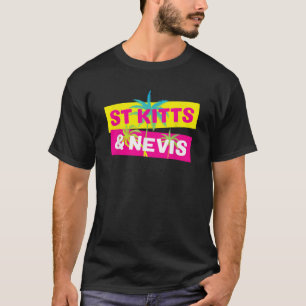 Camiseta Vacinação De ruas De Cristóvão E Nevis De Palmeira