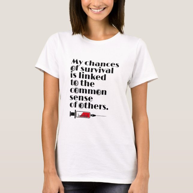 Camiseta Vacinação Engraçada (Frente)