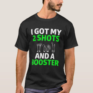 Camiseta Vacinação Engraçada Eu Tenho Meus Dois Sapatos E U