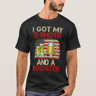 Camiseta Vacinação Eu Tenho Meus Dois Sapatos E Um Reforço