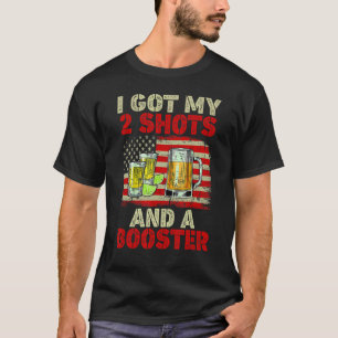 Camiseta Vacinação Eu Tenho Meus Dois Sapatos E Um Reforço