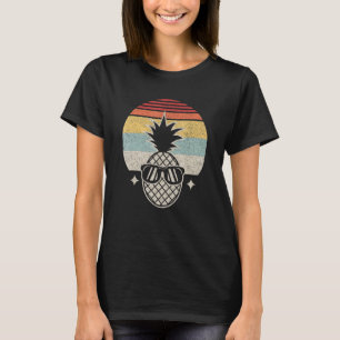 Camiseta Vacinação havaiana Óculos de sol abacaxi Aloha Haw