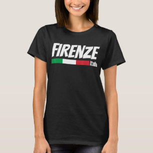 Camiseta Vacinação Itália, Florence Viagem, Itália Flag, Fi